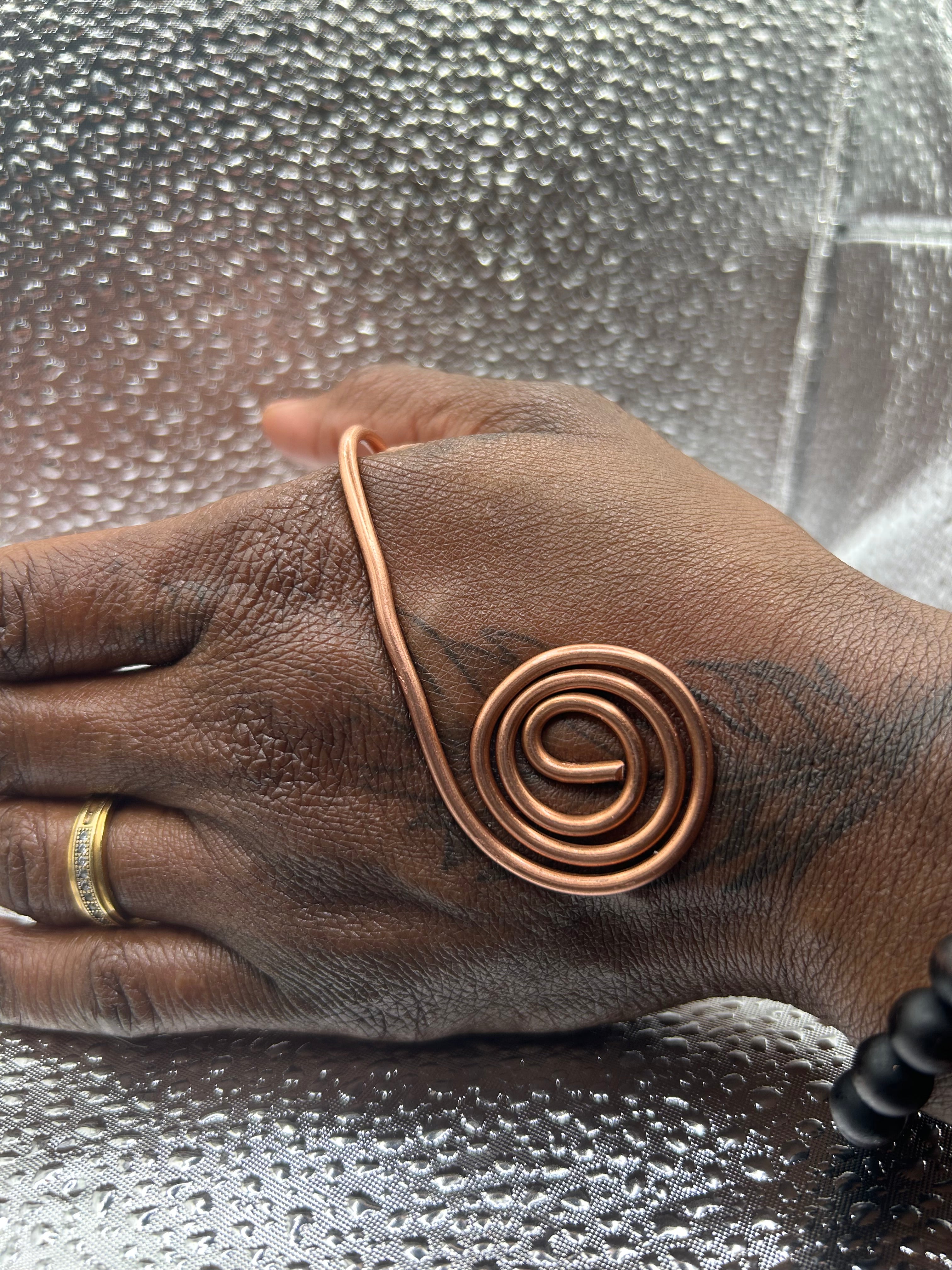Copper Palm Ring
