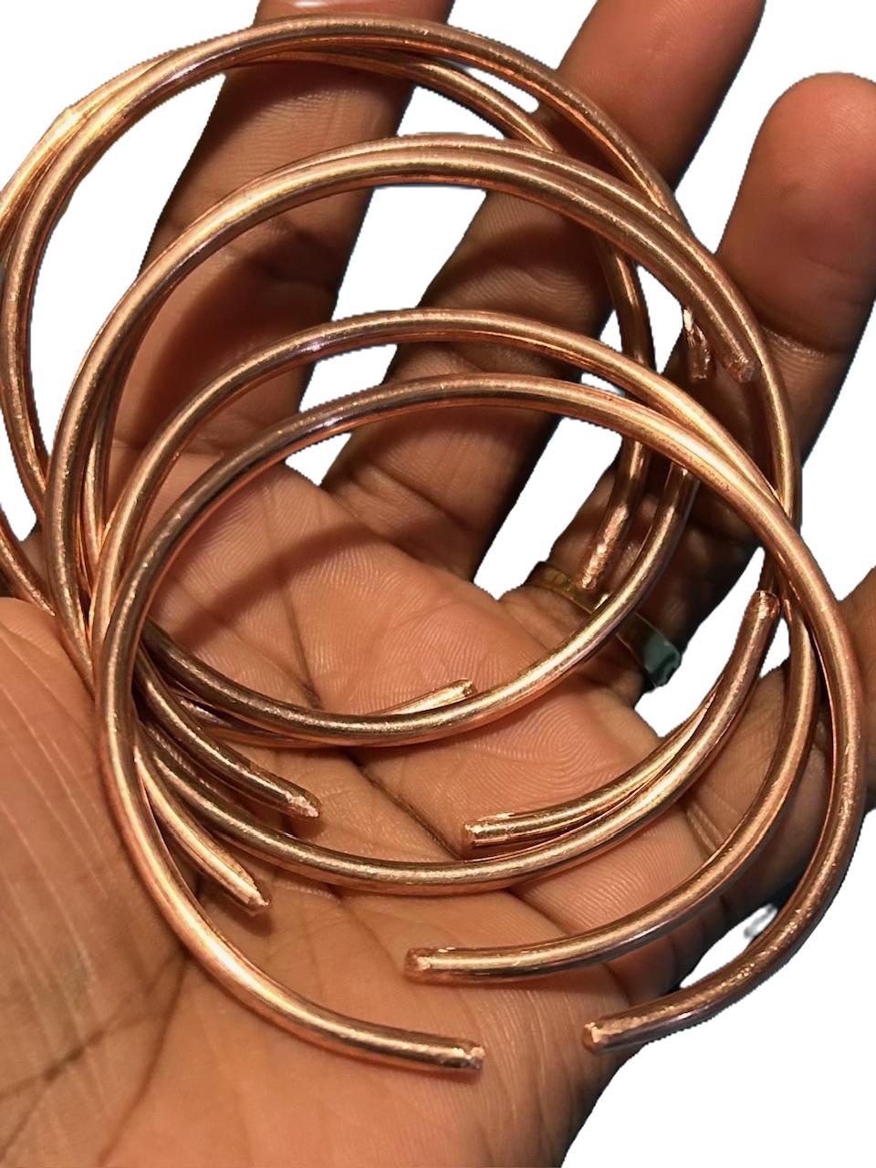 Copper Bangle (6 pcs) Set