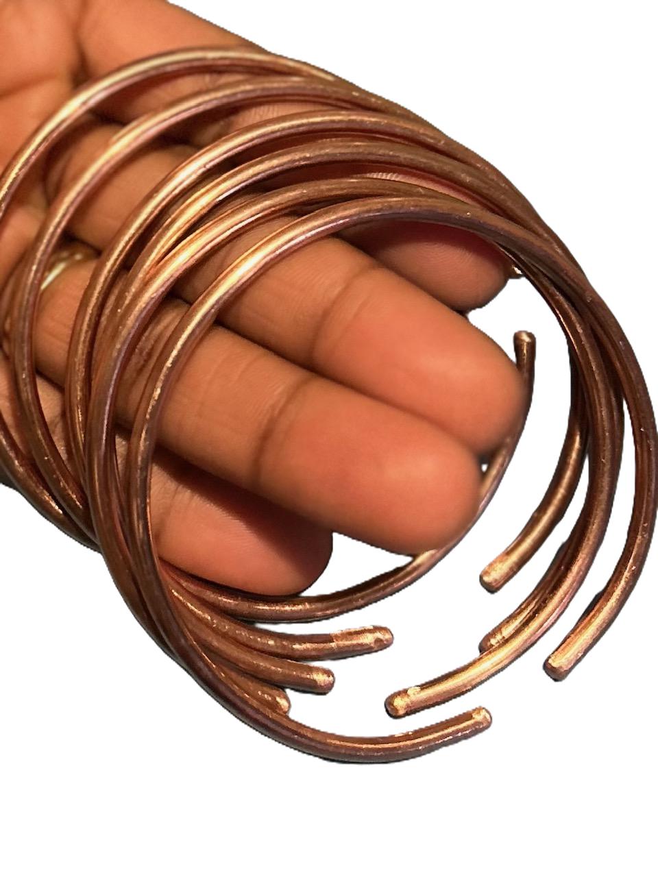 Copper Bangle (6 pcs) Set